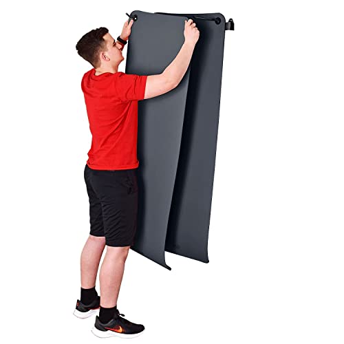 Rack tapis mural ajustable pour ranger les tapis de sol encombrants
