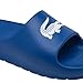 Lacoste Men's Serve Slide 2.0, Blue & White Croc, 10