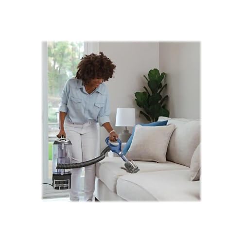 Shark NV151 Navigator Swivel Pro Complete Upright Vacuum with HEPA Filtration, Swivel Steering, Pet Power Brush, Crevice Tool & Upholstery Tool, for Pet Hair & Multi-Surface Cleaning, Navy