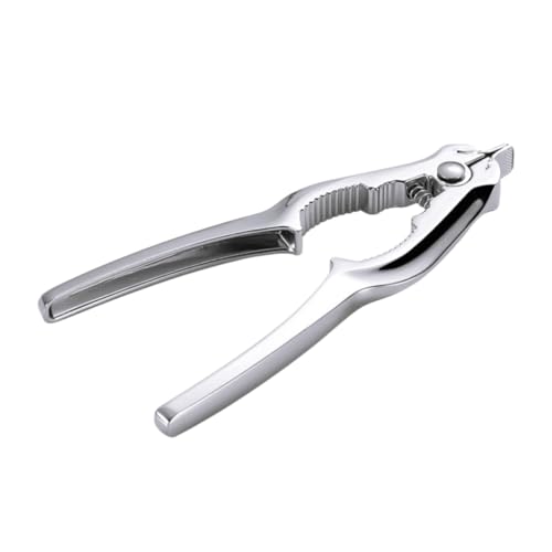 Cabilock Multifunctional Seafood Cracker Zinc Alloy Clam Opener for Effortless Shellfish Removal for Oysters Crab Shrimp and Cooking