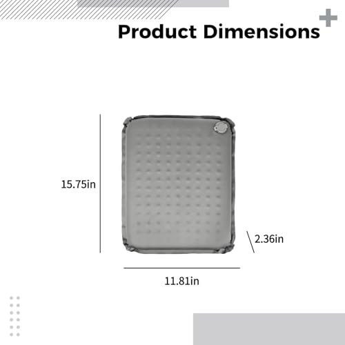 Coussin de siège en mousse auto-gonflant isolant et épais 6cm - 4
