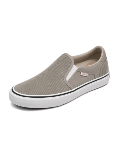 Image of Vans Mens Asher Deluxe Slip-on Shoe | Comfortable Sneakers for Fashion, Walking & Everyday Wear
