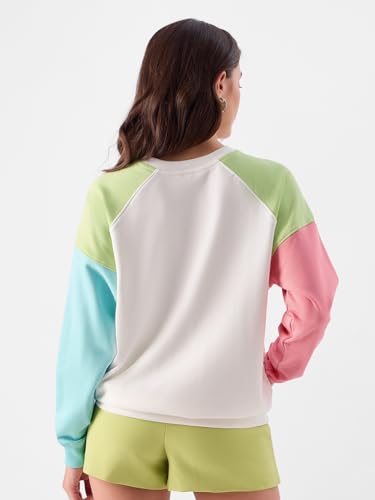 Image of The Souled Store Official Powerpuff Girls: Good, Bad & Bubbly Women Oversized Sweatshirts