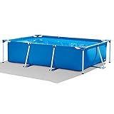 【Color】 Azul, Material: PVC, Categoría de producto: Piscina, Piscina inflable, Material ambiental, Sin desgaste