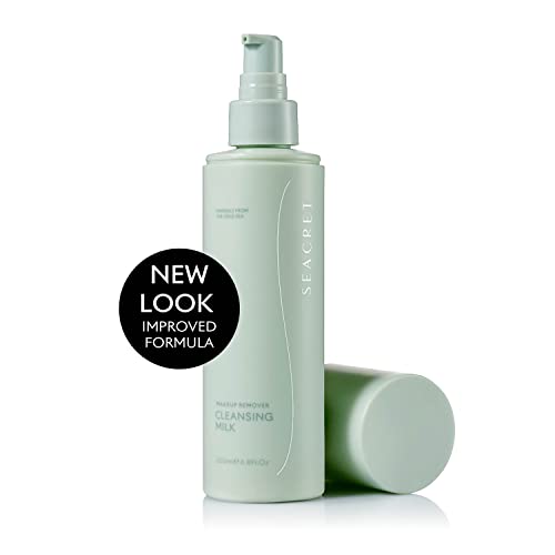 SEACRET Minerals Facial Cleansing Milk, Facial Wash For Women with Dead Sea Minerals, Sesame & Grape Seed Oils and Rosehip Oil, Removes Make Up, Suitable for All Skin Types, 6.8 Fl Oz / 201 ml