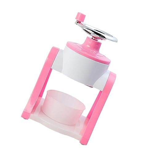 LABRIMP 1pc Ice Machine Bar Ice Accessory Blending Tools Hand Crank Ice Crusher Snowball Machine Snow Cone Maker Manual Ice Shaver Ice Crusher for Making Drinks Small Supplies Abs Resin