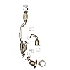 TED Catalytic Converter Fits: 2009-2014 Nissan Murano 3.5L Complete Catalytic Converter SET
