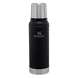 Stanley Classic Vacuum Insulated Wide Mouth Bottle - BPA-Free 18/8 Stainless Steel Thermos for Cold & Hot Beverages – Keeps Liquid Hot or Cold for Up to 24 Hours –