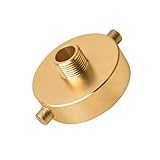 2-1/2' NST (NH) Female x 3/4' GHT Male Brass Fire Hydrant Adapter with Pin Lug...