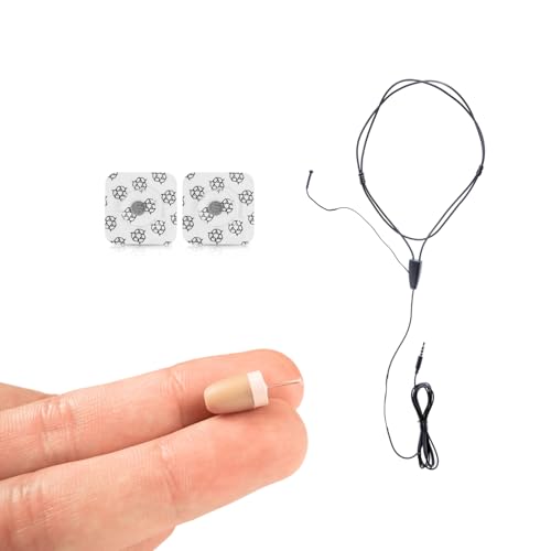 CooMax Oreillette Espion Invisible Casque sans Fil VIP Pro Microphone Examen - Micro Écouteur Espion Caché Appels Mobiles Oreille Tricher (Oreillette Espion...