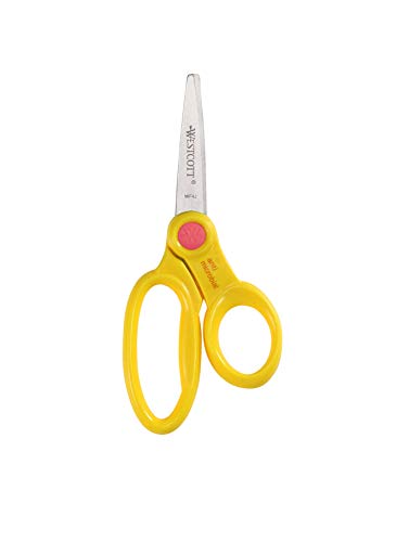 Westcott 5’’ Pointed Safety Scissors For Kids With Anti-Microbial Protection, Assorted, Pack Of 12 (14872) #TOP3