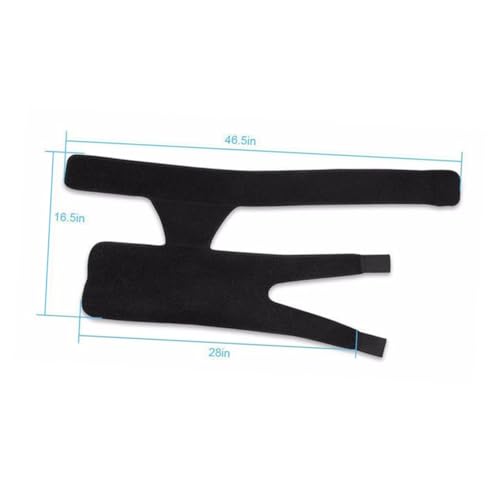 Faja lumbar con soporte para muslo y cinturón portátil para levantadores de pesas miniatura 2