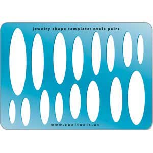 Cool Tools - Jewelry Shape Template - Oval Pairs