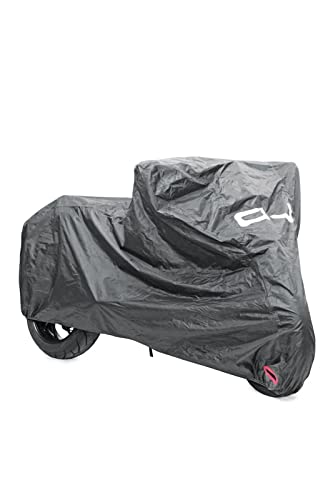 Housse pour moto imperméable OJ jm1091 tissu noir résistant taille L avec doublure
