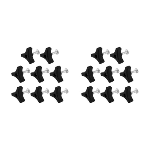 Tuerca triangular y tornillo de tuerca para cortacésped kit de repuestos universales 16 piezas 6
