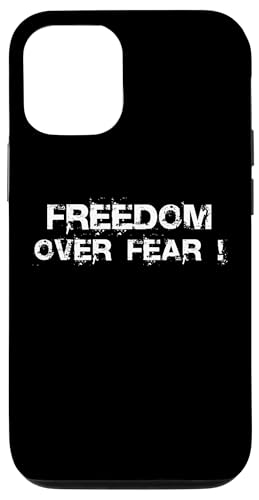 Freedom Over Fear Slogan, Watchword, Catchword �X�}�z�P�[�X iPhone 12/12 Pro �p