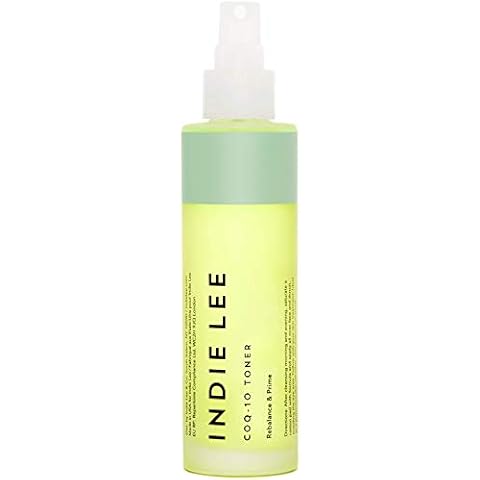 Indie Lee CoQ-10 Face Toner Mist - Balancing Priming Spray Toner for Face with Hyaluronic Acid, Aloe + Chamomile to Hydrate + Refresh Skin (4oz / 125ml) Cover
