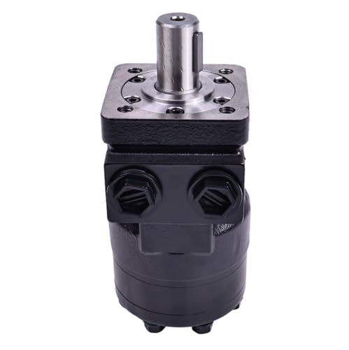 Image of JZGRDN 4-Bolt 7.3 Cipr Hydraulic Motor CM034P with 0.25 inch Shaft Keyway, 1 inch Round Shaft, 1 /2 inch NPT Port, 7.3 CIR