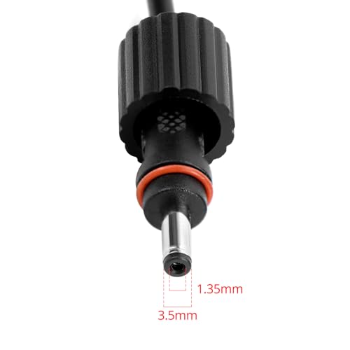 QWORK 4 Pack 4m 22AWG Black IP65 Waterproof Male to Female Garden Light Extension Cables for Path & Landscape Lighting - Image 3