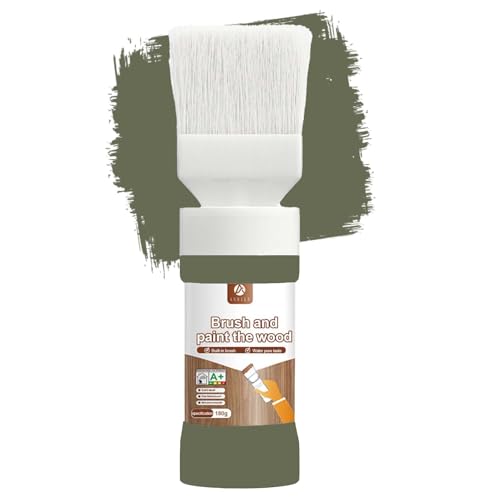 Image of Olive Green Cabinet Paint 6.35 Oz for Doors, Tables & Furniture Refinishing