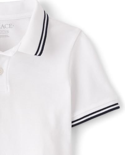 Image of The Children's Place Boys' Uniform Short Sleeve Pique Polo