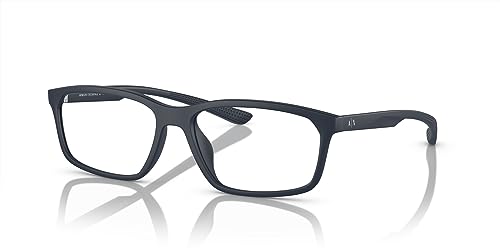 Image of Armani Exchange mens Ax3108u Universal Fit Square Prescription Eyewear Frames