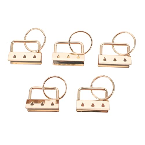 Healeved 5pcs Metal Buckle Clasps Lightweight for Handbag Strap End Fastening DIY