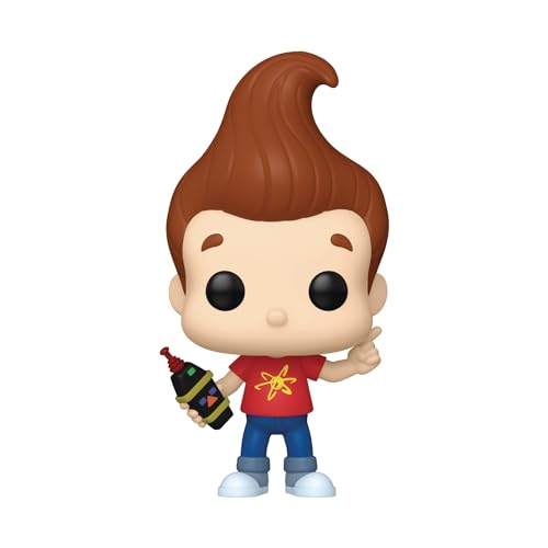 POP TV: Nick Rewind - Jimmy Neutron, Boy Genius Funko Vinyl Figure (Bundled with Compatible Box Protector Case), Multicolored, 3.75 inches
