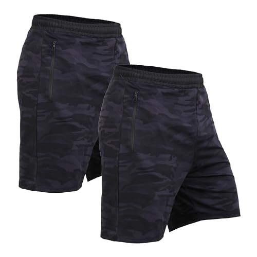 Image of NEVER LOSE Mens Running Athletic Shorts 5 inch Inseam Quick Dry Workout Shorts Men Lightweight Gym Shorts with Pockets