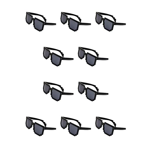 WUUOSSYUIS 10 PCS Óculos de sol da moda óculos de cosplay lindos óculos não polarizados óculos anti-