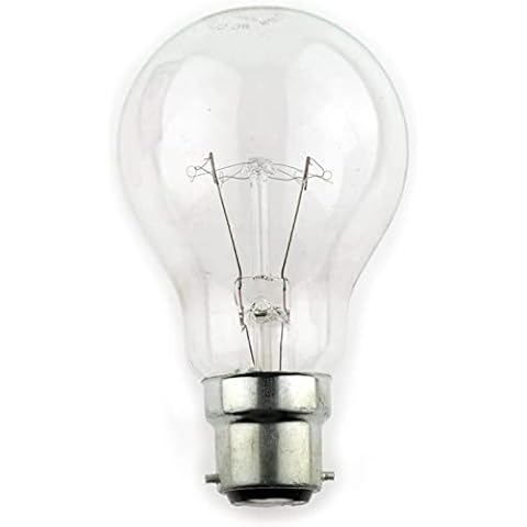 10 Pack 100W BC B22 Classic Clear GLS Light Bulbs, Bayonet, Incandescent Dimmable Lamps, Heavy Duty, 1120 Lumen, Mains 240V [Pack of 10 Bulbs]… Cover