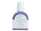 Tsukineko Ultimate Pigment Refill Nachfülltinte - 15 ml - Violett, Violet - Zubehör Reinker für VersaColor Stempelkissen