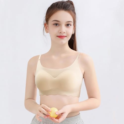 Girls Training Bra Teen Zero Feel Wireless Sports Bras with Removable Padding Bralette for Kids 12-18 Years2