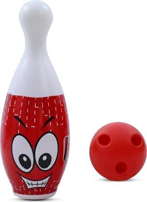 Oncaarnival Kids Bowling Toys Set, Toddler Indoor Outdoor Activity Play Game, Soft 6 Pins & One Balls Play Set, Educational Birthday Party Gift for 18 24 Months, 2 3 Year Old Children Boy Girl 1