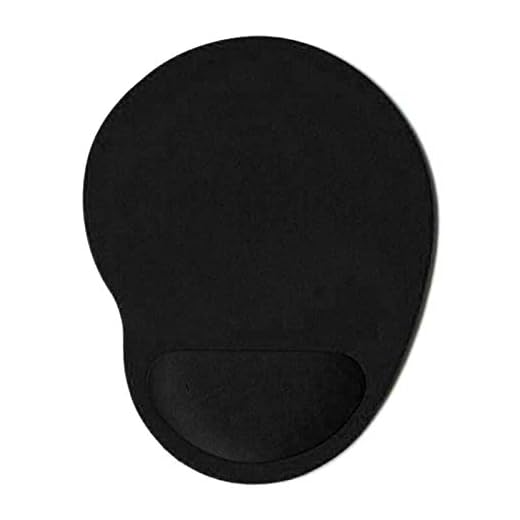 Tapete de mouse de cor sólida com proteção de pulso portátil confortável e ecologicamente correto melhor parceiro para jogador e trabalhador, 06,4 peças