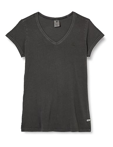 G-Star RAW Damen Eyben Slim V-Neck Top, Schwarz (dk Black gd D21314-B059-B564), XS