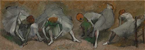 Frise de danseurs de Degas image sur toile 60x90cm de qualité musée pour décoration esthétique