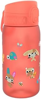 Ion8 Leak Proof Kids' Water Bottle, BPA Free, Pets Play, 350ml (12oz)