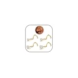 Adramata 20G Moissanite Piercing Nariz Acero Quirurgico Nariz Studs Hipoalergénico Piercing Nostril Forma de L para Mujere Hombre Moissanite Joyas 1.5/2/2.5/3mm
