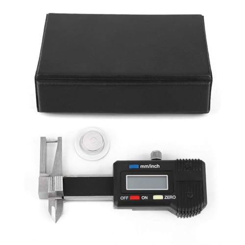 Image of Pocket Digital Gauge 0-25mm / 1 Inch - Mini Electronic Caliper with LCD Display, Precision Measuring Tool for Jewelry, Gemstones, Screws & Small Workpieces
