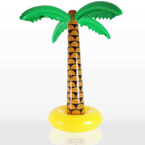 Palmier gonflable géant de 1,8 m pour réussir sa décoration de fête rapidement