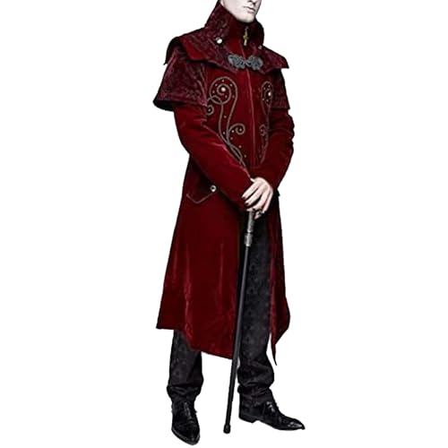 Chaqueta de esmoquin largo vintage para lucir un look medieval único