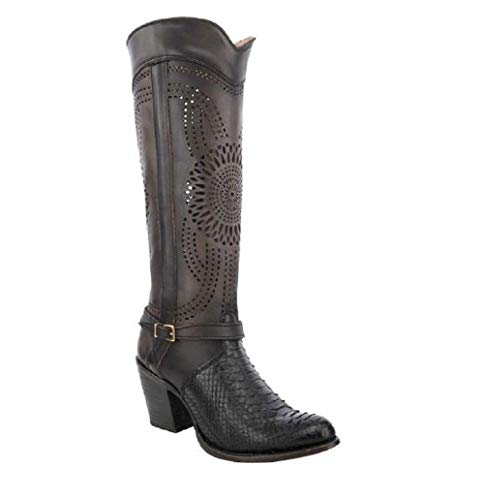 Cuadra 1Z27Ph Python Women's Boots (Black, Numeric_8) #TOP24