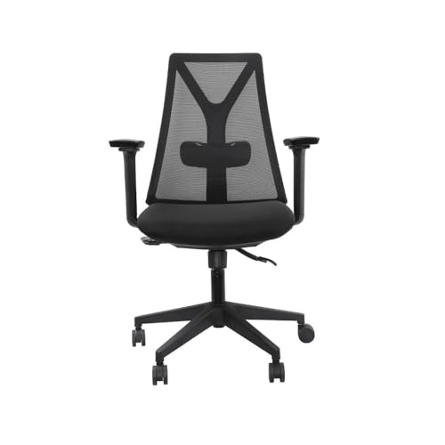 Cadeira de Escritório Elements Olympia Preta, braços 3D