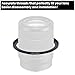 Metal Step Up Ring Filter Adapter - 86mm to 95mm - Metal Ring Step Up Rings Adapter Filter Compatible with All 95mm UV, CPL, ND, Lens Hood, Threaded Lens ect