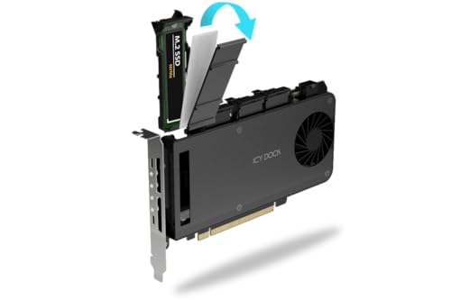 Carte adaptateur M.2 NVMe SSD vers PCIe x16 pour montage vidéo 4K