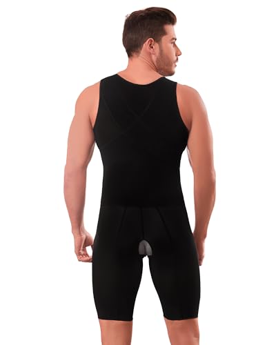 SHAPE CONCEPT Faja Colombiana Para Hombre 364 High Compression Mens Shapewear Knee Lenght with Frontal Zipper4
