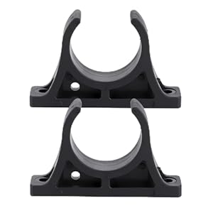 Acouto Paddle Holder Clips Kayak 1 Pair Plastic Paddle Oar Holder Clips Keeper Kayak Paddle Accessories for Kayaks Canoes Rowing Boats