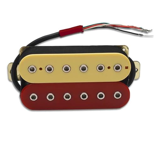 エレキギターピックアップ エレキギター 12 調節可能な六角ネジ デュアルコイル コイル分割ピックアップ N7.5K/B15K 出力 6 弦ギター用(N 2)