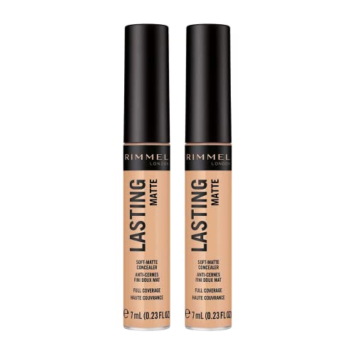 Rimmel Lasting Matte Corrector Full Coverage - 015 True Ivory (2 unidades)